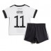 Billige Tyskland Mario Gotze #11 Hjemmetrøye Barn VM 2022 Kortermet (+ korte bukser)